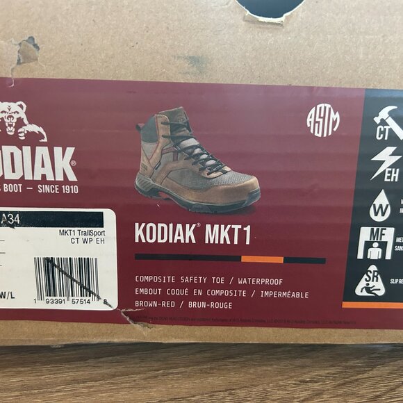 NEW Kodiak MKT1 Trail Mid Men\'s Waterproof Composite Toe Work Boots - Size 13 W main image 7